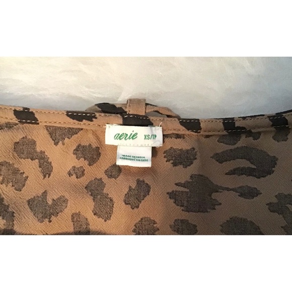 Aerie Leopard Print Dress Size XS - Picture 6 of 8